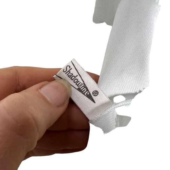 Vintage 70s Light Blue Lace Cami Slip Top Medium - Picture 3 of 6